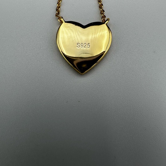 Black Onyx 18K gold plated necklace - Picture 4 of 5